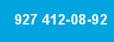 927 412-08-92